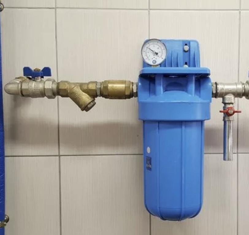 Подключение фильтров для грубой очистки воды